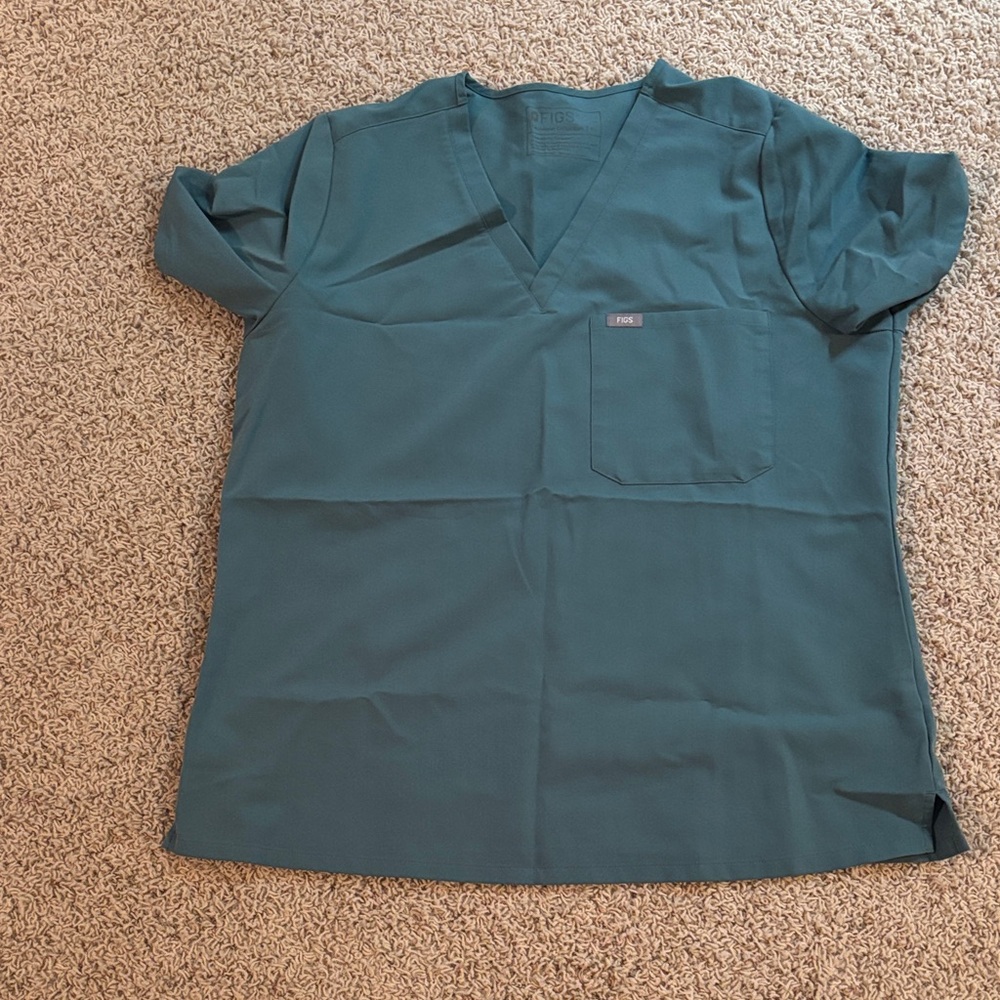 Figs Teal Women's Top